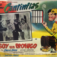 “Soy un prófugo”, cartel cinematográfico, 1946.<br />
<br />
