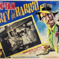 “El rey del barrio”, cartel cinematográfico, 1949.